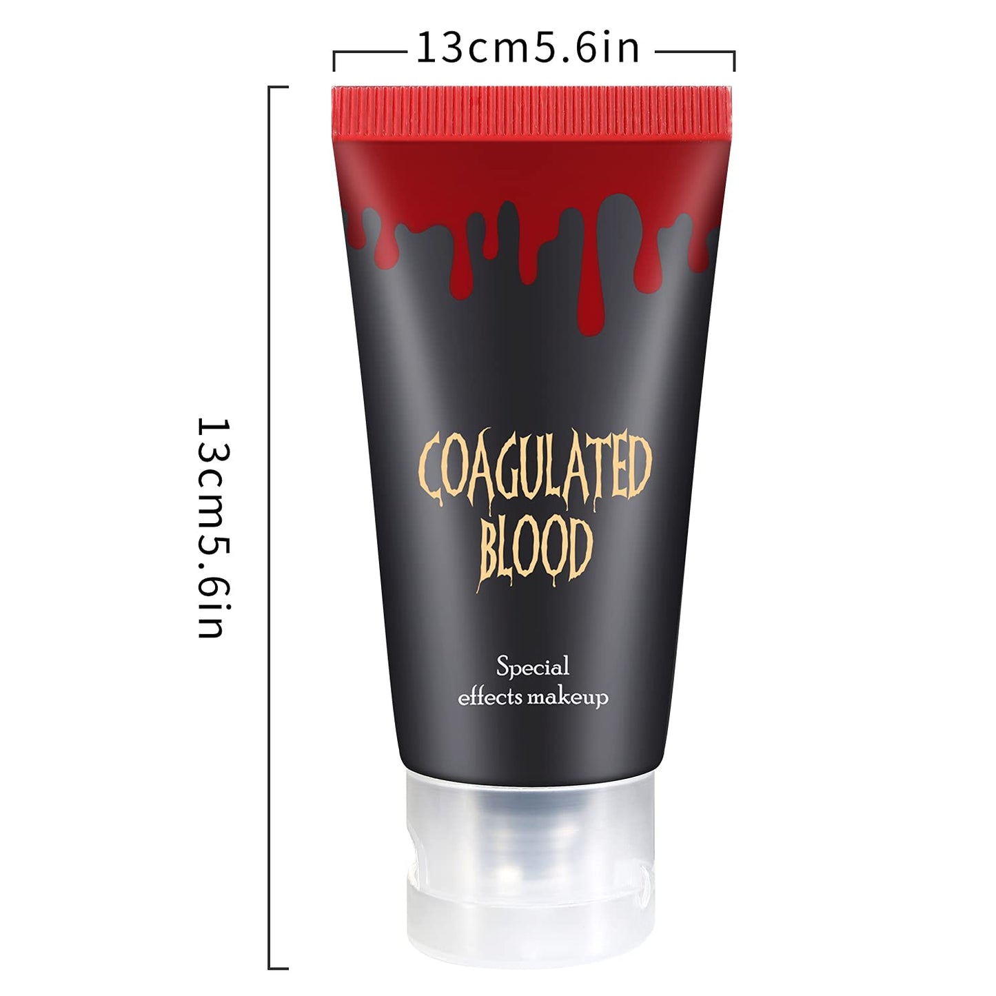 DE'LANCI Edible Fake Blood Gel, Realistic Sfx Fake Blood Makeup Kit, Washable fake blood for Clothes Mouth Eyes, Special Effects Makeup Kit Beauty & Personal Care BEUSELF