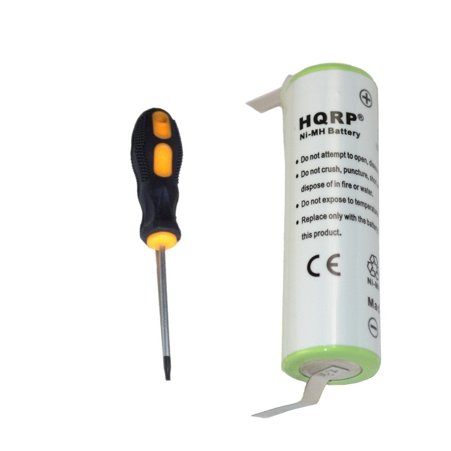 HQRP Battery Works with Philips Norelco T3000 T6000 T7000 T7500 T800 T860 G380 Razor/Shaver 10336 4822-138-10336 49x14mm Plus Screwdriver Beauty and Personal Care HQRP