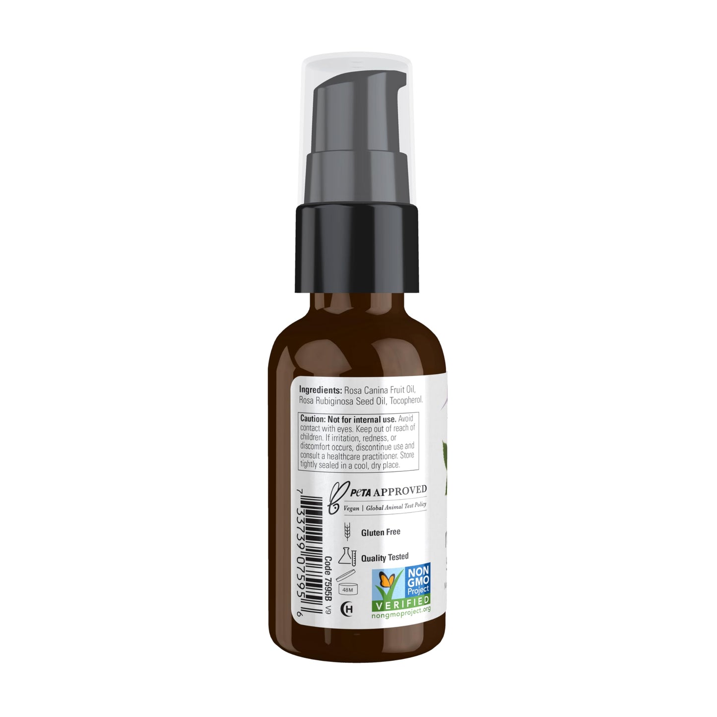 NOW Solutions, Rose Hip Seed Oil, 100% Pure, Nourishing and Renewing, For Facial Care, Vegan, Child Resistant Cap, 1-Ounce Beauty & Personal Care NOW Foods