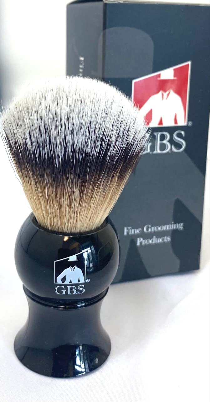 G.B.S Men's Synthetic Shaving Brush, Ultimate Wet Shaving designed for the Best Shave Beauty and Personal Care G.B.S
