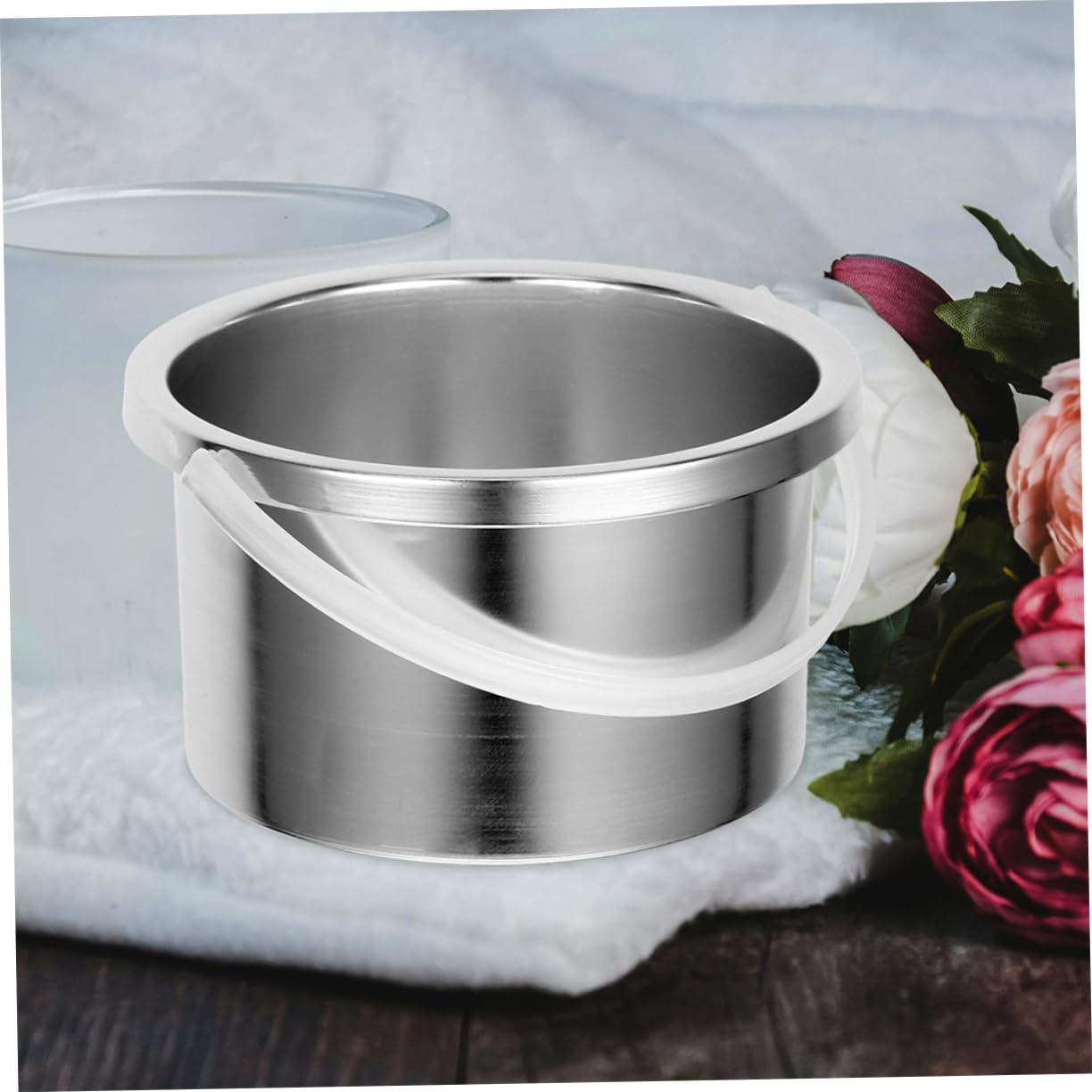 VICASKY 2Pcs Wax Warmer Inner Pot Replacement Aluminum Wax Melting Pot for Hair Removal Waxing and Candle Making with Adjustable Temperature for Home Beauty and Personal Care VICASKY