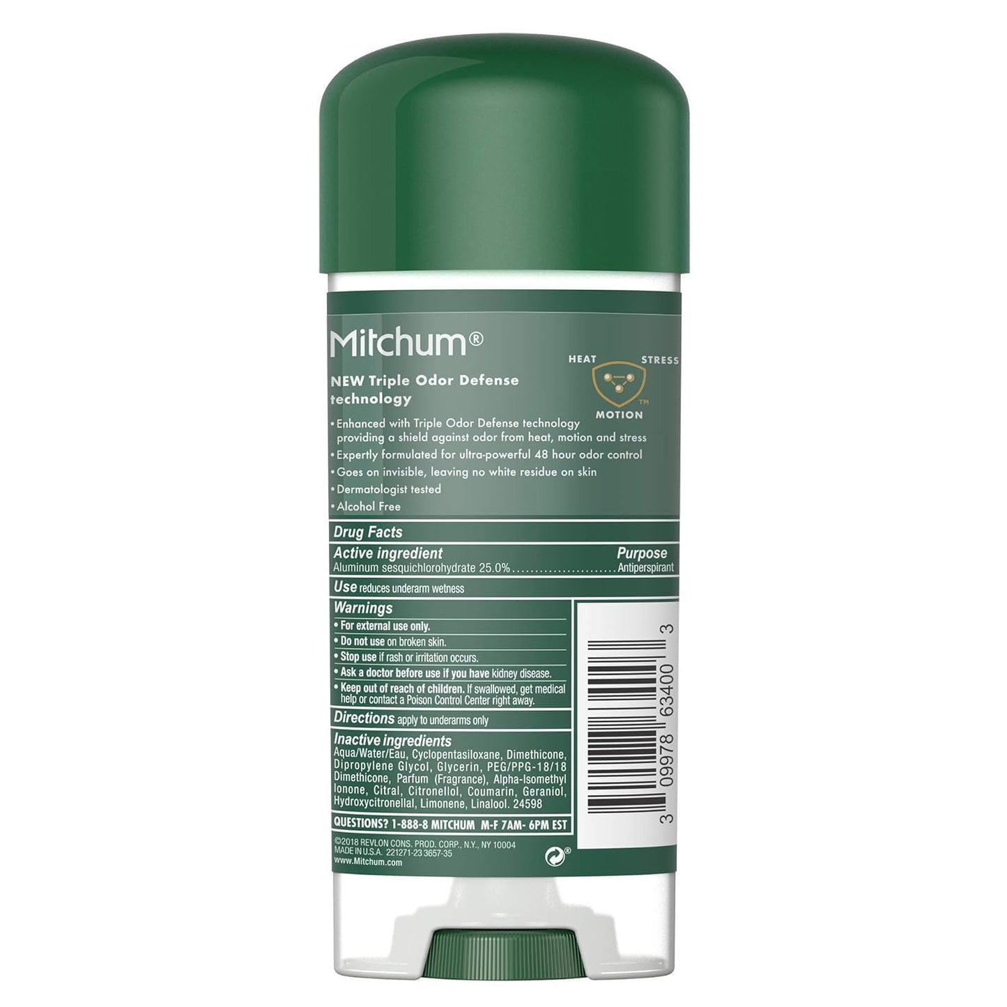 Mitchum Advanced Gel Anti-Perspirant & Deodorant, Mountain Air 3.4 oz (Pack of 2) Beauty and Personal Care Mitchum