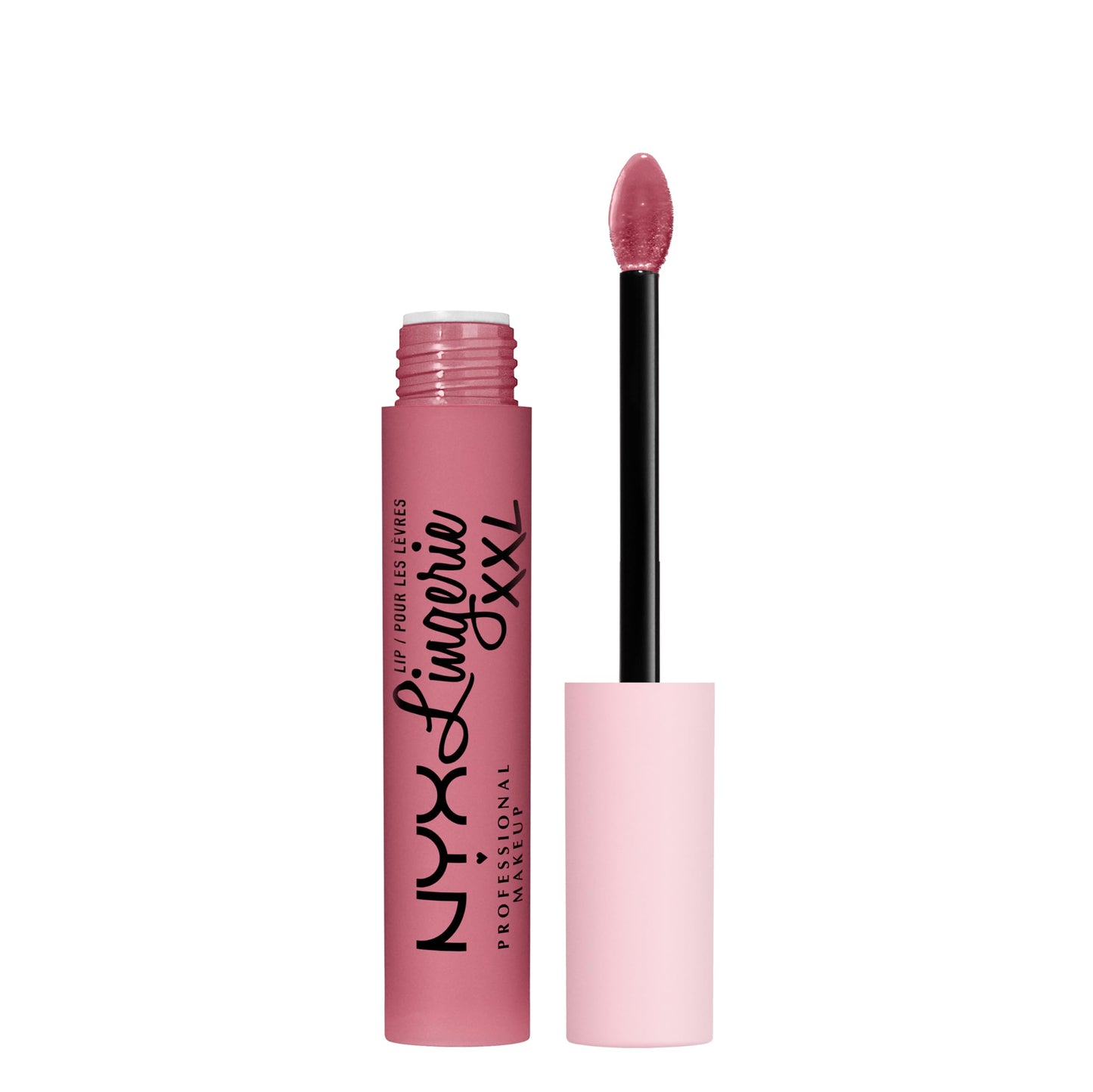 NYX PROFESSIONAL MAKEUP Lip Lingerie XXL Matte Liquid Lipstick - Maxx Out (Cool Toned Light Pink) Beauty & Personal Care NYX PROFESSIONAL MAKEUP