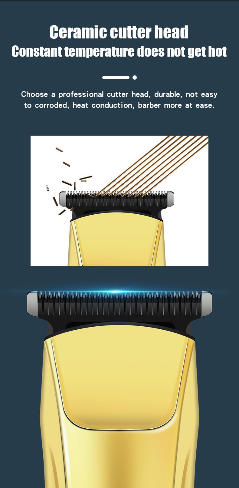 QDKVTNDJZ Professional Hair Clippers for Men Cordless Hair/Beard Trimmer, 4 Limit Combs,LCD Display Barber for Cutting & Mens Grooming Beauty and Personal Care QDKVTNDJZ