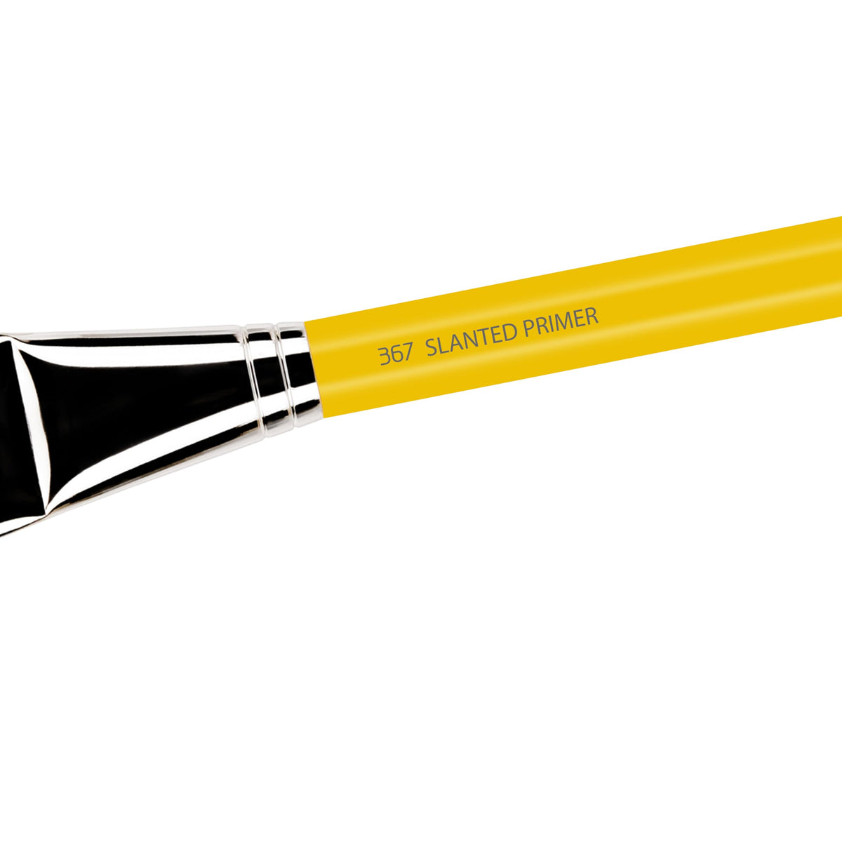 Bdellium Tools Professional Makeup Brush - Studio Series 367 Slanted Primer - With Soft Synthetic Fibers, For Applying Lotion or Primer (Yellow, 1pc)