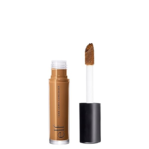 e.l.f. 16HR Camo Concealer, Full-Coverage, Highly-Pigmented Face Concealer With A Matte Finish, Crease-proof, Vegan , Deep Chestnut Beauty & Personal Care e.l.f.