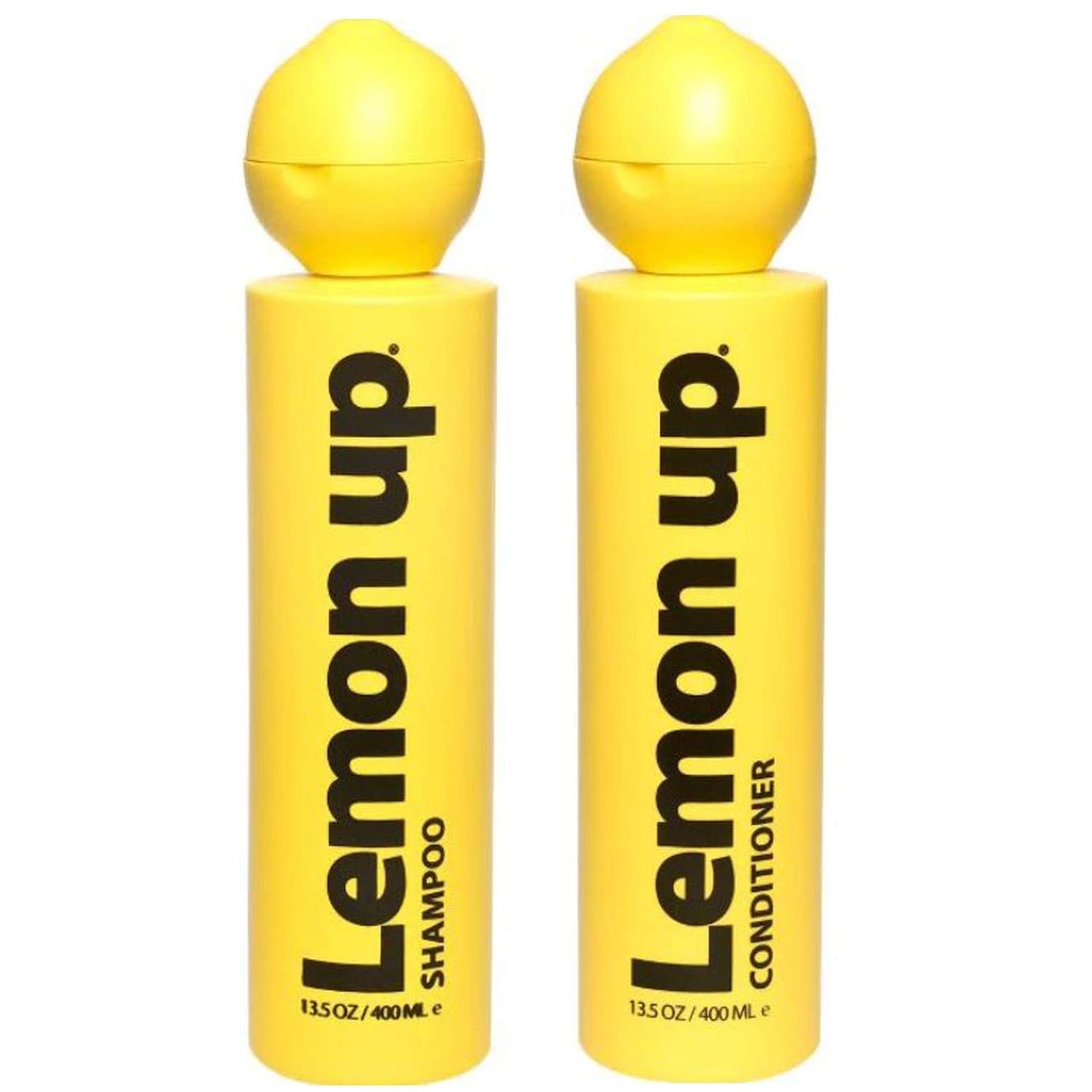 L E M O N Limited Edition Lemon Scented Hair Care Shampoo & Conditioner Set, Hydrating, Helps Control Oil and Add Shine to Dry Hair, 13.5 oz Bottles Beauty & Personal Care L E M O N