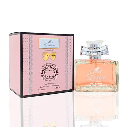 META-BOSEM Miss Delicate, Women Perfume Eau de Parfum Natural Spray - Floral Fresh Scent - Sweet Fragrance - Great Holiday Gift - for All Day Use - a Beauty & Personal Care META-BOSEM