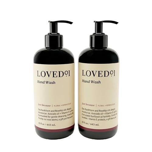 Loved01 Hand Wash, John Legend Skincare, Liquid Hand Soap, Gentle & Hydrating, Cruelty-Free, Oprah's Favorite Things, with Nourishing Oils, Just Beauty & Personal Care Loved01