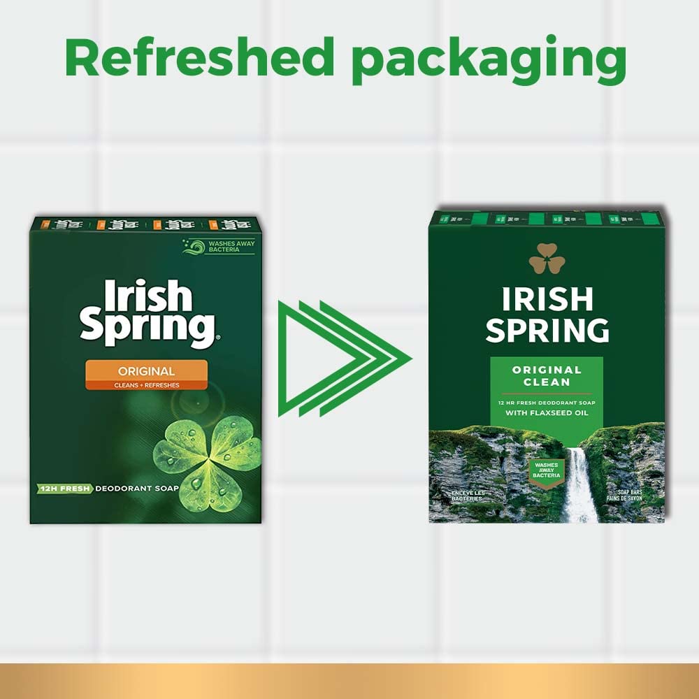 Irish Spring Deodorant Soap, Original, 6 Bars (Pack of 4) Beauty & Personal Care Irish Spring