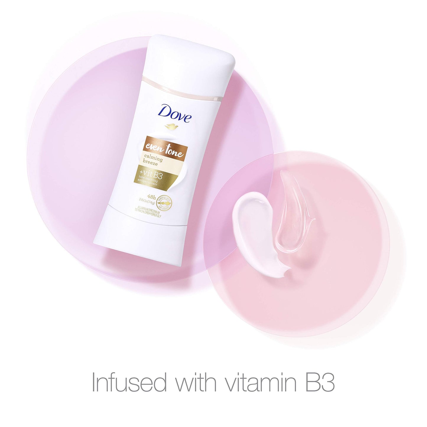 Dove Even Tone Antiperspirant Deodorant Stick Apple Blossom & Mango Butter 3 Count For Uneven Skin Tone 2.6 oz Beauty and Personal Care Dove