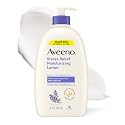 Aveeno Stress Relief Moisturizing Body Lotion, Lavender Scent with Prebiotic Oat for Sensitive Skin, Lightly Scented Lotion with 48-Hour Hydration Beauty & Personal Care Aveeno