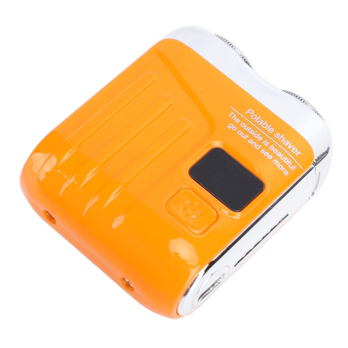 ZJchao Mini Rotary Beard Trimmer Power Display Washable Magnetic USB Rechargeable Mustache Trimmer Orange Beauty and Personal Care ZJchao
