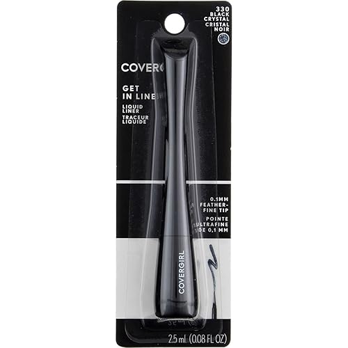 Cover Girl Get In Line Liquid Liner 330 Black Crystal .08 OZ Beauty & Personal Care COVERGIRL