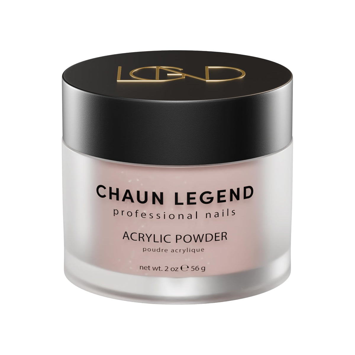 Chaun Legend Acrylic Powder, 2oz Long Lasting Salon Quality, Bubble Free, Self Leveling Professional Manicures, Fake Nails, Carving & Extensions