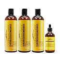 Dominican Magic Anti-Aging Hair Care Set - Shampoo, Conditioner, Leave-In (16oz) & Hair Growth Drops (4oz) | Strengthens, Hydrates & Restores Beauty & Personal Care DOMINICAN MAGIC