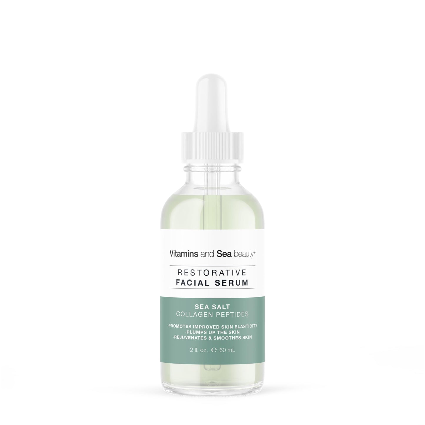 Vitamins and Sea Beauty Sea Salt and Collagen Peptides Serum, Anti-Aging Firming, Plumping, Smoothing Face Serum for Fine Lines and Wrinkles, Sagging Beauty & Personal Care VITAMINS AND SEA BEAUTY
