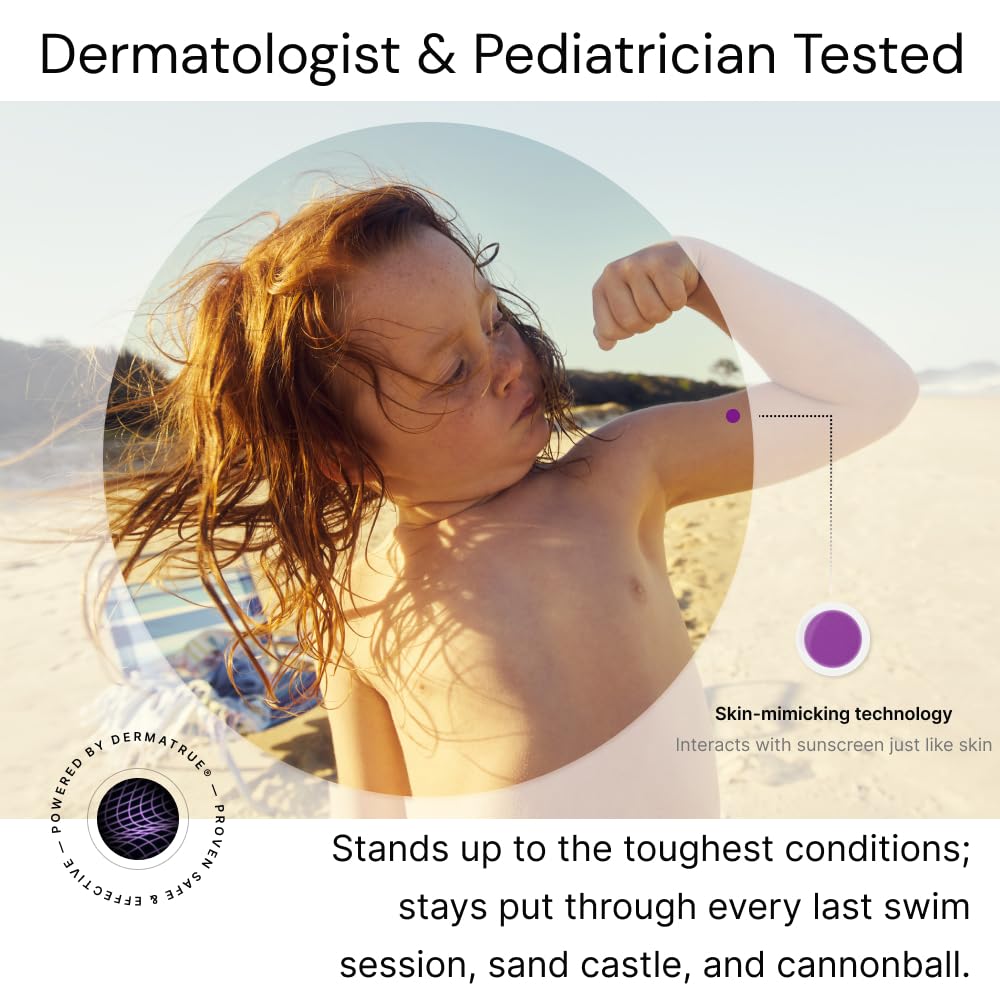 SpotMyUV UV Detection Stickers for Sunscreen with Patented Dermatrue SPF Sensing Technology, Know When to Reapply Sunscreen to Help Prevent Sunburn Beauty & Personal Care SPOTMYUV