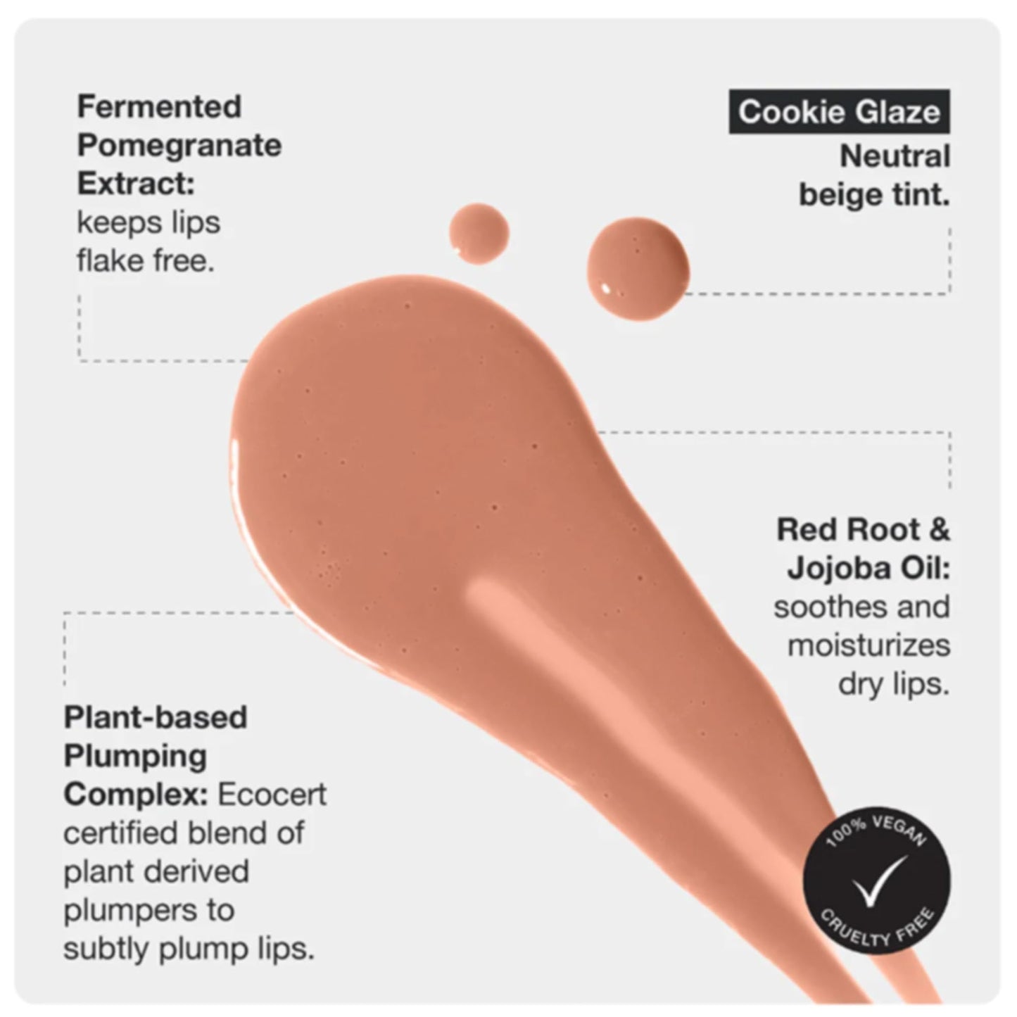 Innbeauty Project Glaze Lip Oil Cookie, Hydrating Vegan Lip Oil Gloss Hybrid, 0.2 OZ Beauty & Personal Care Innbeauty Project
