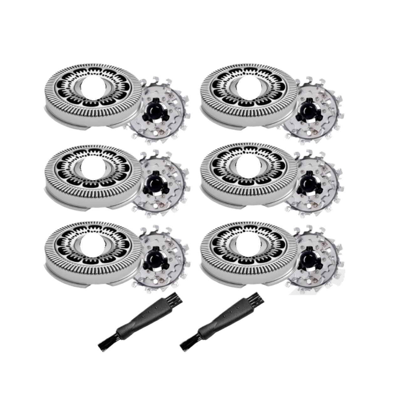 6pcs Shaver Head and 2pcs Brush SH90 Shaving Replacement Heads for S9000 S8000 9XXX 8XXX S9531 S9721/84 S9511 S8950 S8980/12 S9311/21 Blades Beauty and Personal Care ODBDXPFNDLAH
