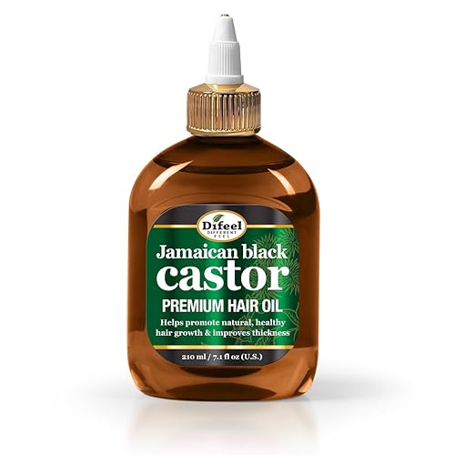 Difeel Jamaican Black Castor Premium Hair Oil 7.1 oz. - Thickening Jamaican Black Castor Oil for Hair Growth Beauty & Personal Care Difeel