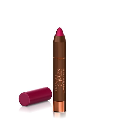 COVERGIRL Queen Jumbo Gloss Balm Electric Flamingo Q820, .13 oz (packaging may vary) Beauty & Personal Care COVERGIRL