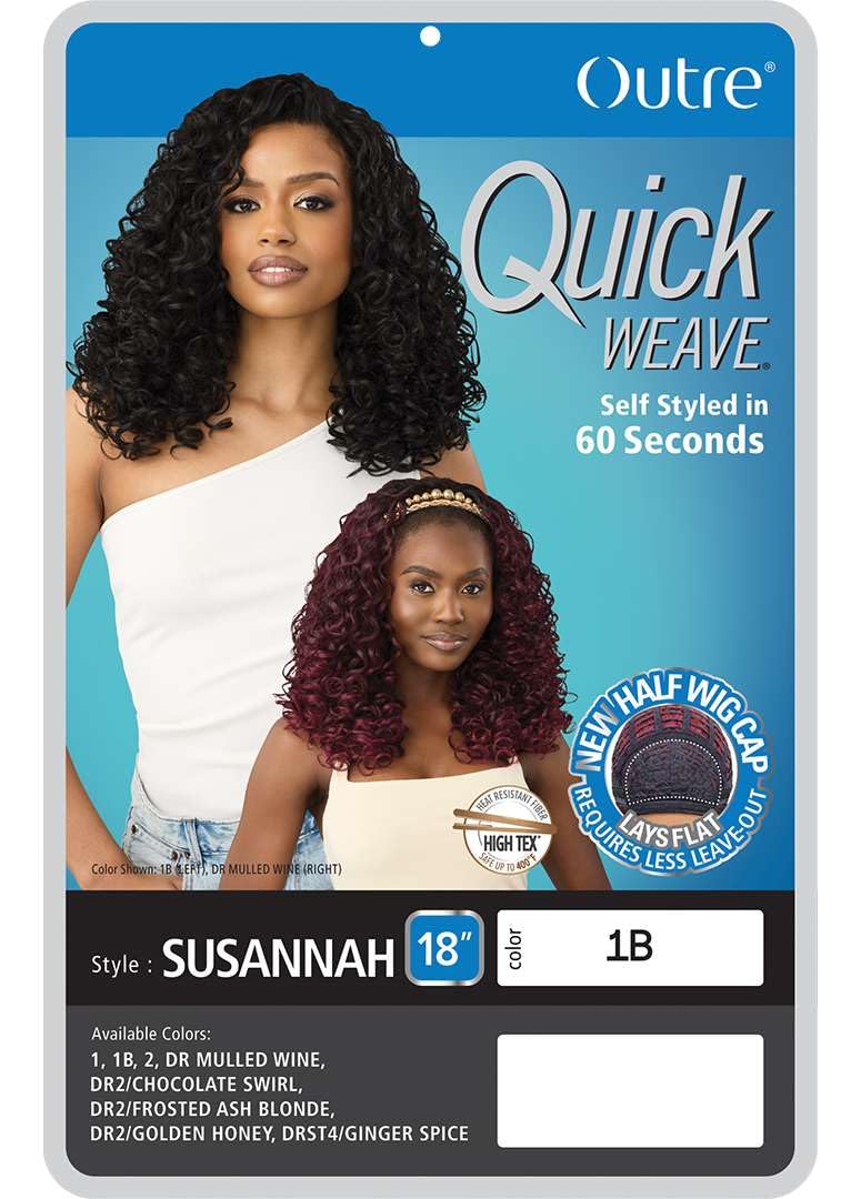 Outre Quick Weave - Susannah (JET BLACK 1)