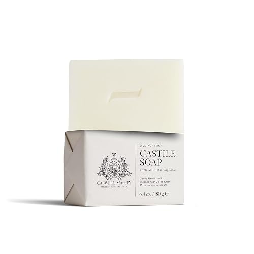 Caswell-Massey Pure Castile Bar Soap for Men & Women, Unscented & Moisturizing Natural Soap Bar for All Skin Types, Made with Essential Oils Beauty & Personal Care Caswell-Massey