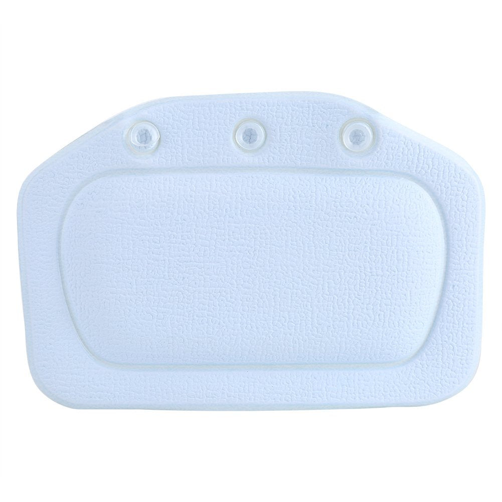Bath Pillow and Spa Pillow Anti-Slip Tub Headrest Neck Back Cushion, Ergonomic Spa Back Support(Blue) Beauty and Personal Care Aramox