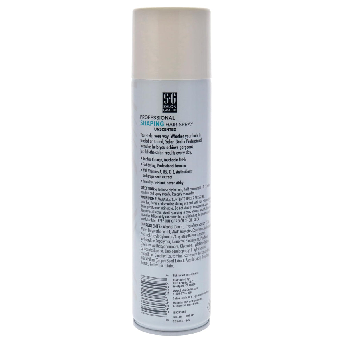 Salon Grafix Shaping Hair Spray Super Hold - Flexible and Brushable - Hairspray for Women and Men - Professional Quality Results - Unscented - 10 oz Beauty & Personal Care Salon Grafix