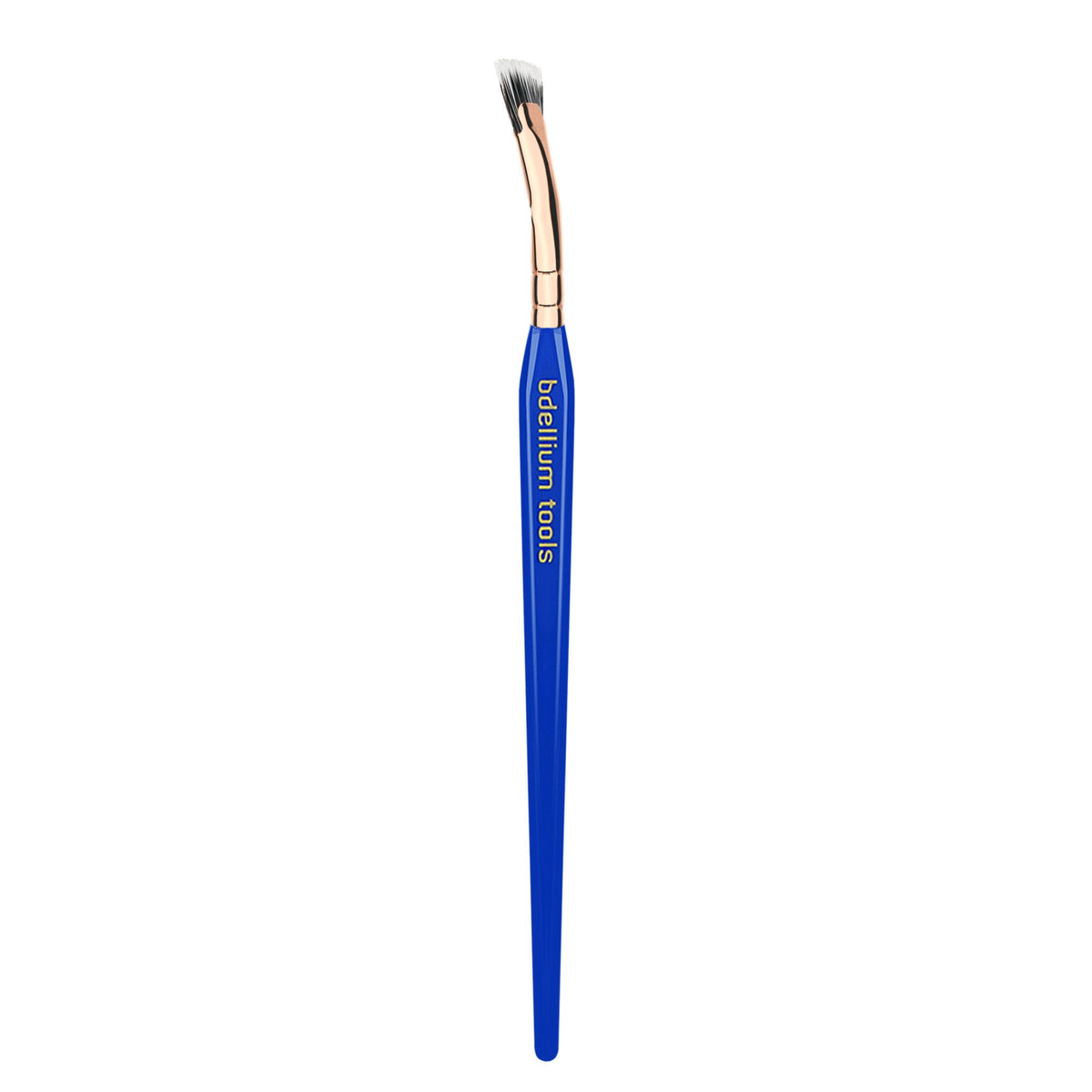 Bdellium Tools Professional Makeup Brush - Golden Triangle 730 Bent Mascara Fan - With All Vegan and Soft Synthetic Fibers, For Applying Mascara
