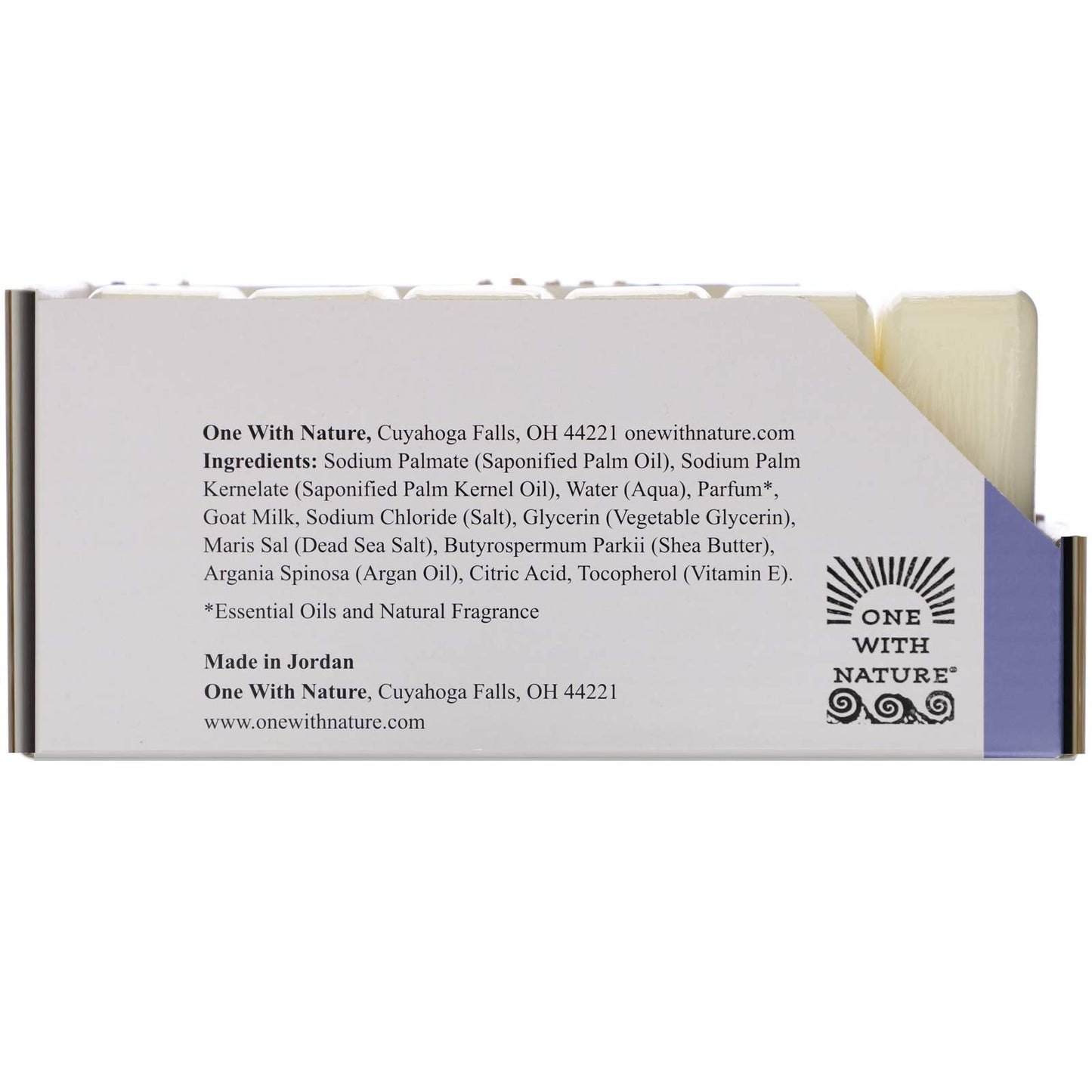One With Nature Dead Sea Mineral Soap, Goat's Milk & Lavender, 6 Bars, 4 oz (114 g) Each Beauty & Personal Care One With Nature