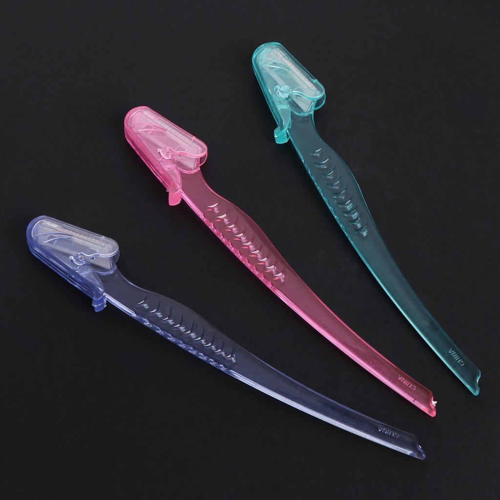 niumanery Women Eyebrow Hair Removal Safety Razor Trimmer Shaper Shaver Blade Foldable New Beauty and Personal Care niumanery