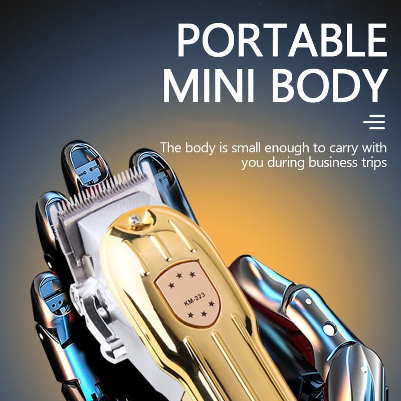 QDKVTNDJZ Mens Hair Clippers, Professional Barber for Cutting Cordless Corded Rechargeable Beard Trimmer for Men Beauty and Personal Care QDKVTNDJZ