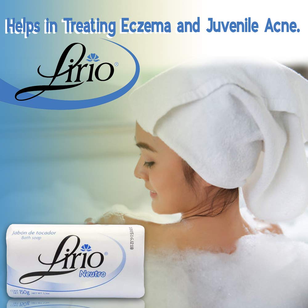 Jabon Neutro Neutral Soap Lirio for Facial Use with Crema la Milagrosa and Tia Mana (Pack of 1) Beauty & Personal Care Lirio