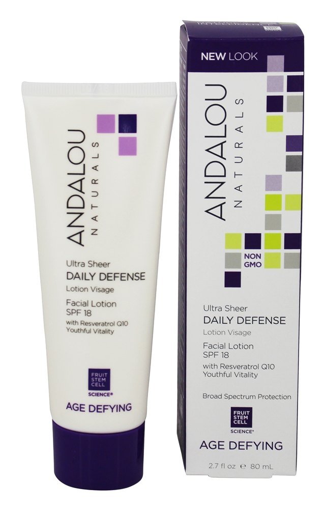 Andalou Naturals Daily Defense with SPF 18 Age-Defying Facial Lotion - 2.7 fl oz Beauty & Personal Care Andalou Naturals