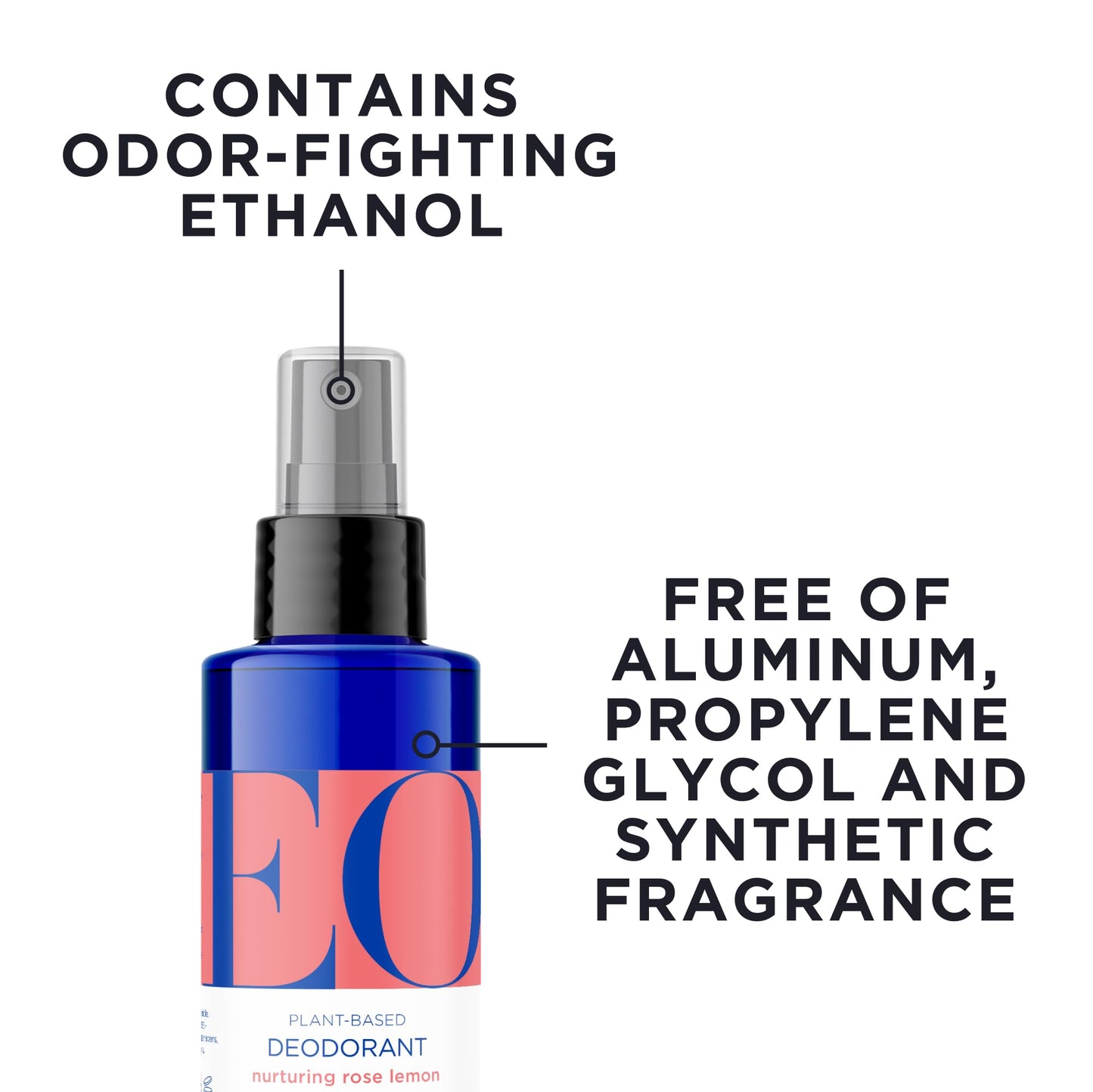 EO Deodorant Spray, 4 Ounce (Pack of 3), Rose Lemon, made with Essential Oils for Men and Women Beauty and Personal Care EO