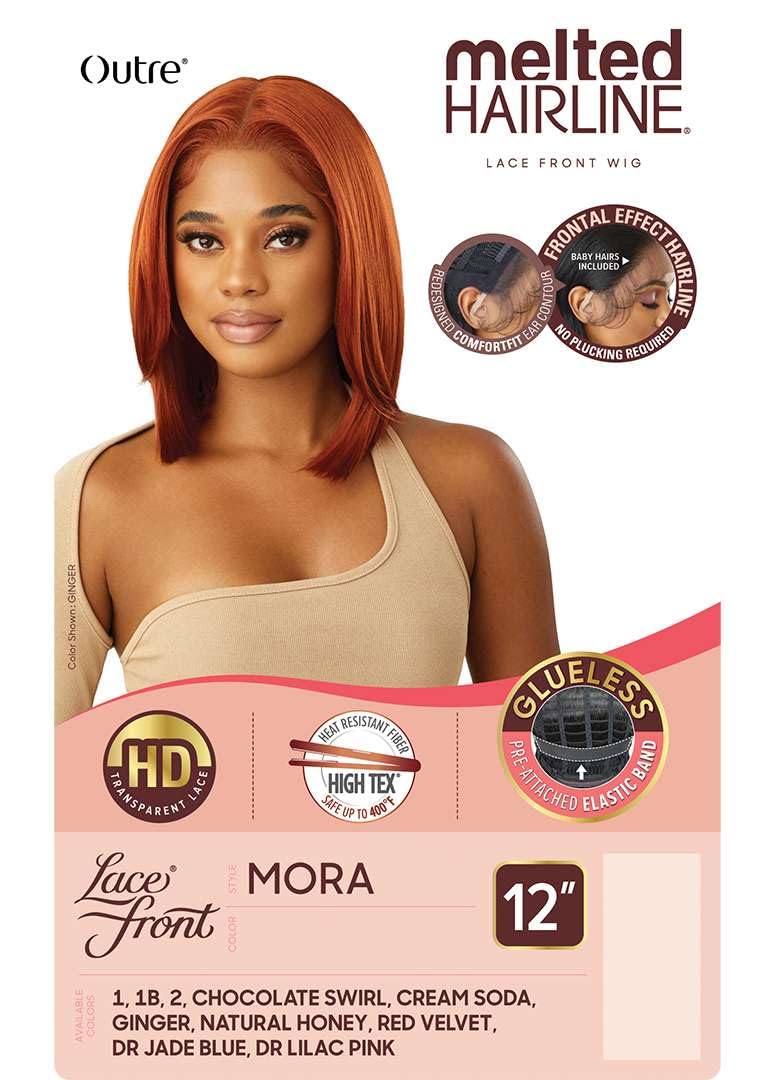 Outre Lace Front Wig - Melted Hairline - Mora (DARK BROWN 2)