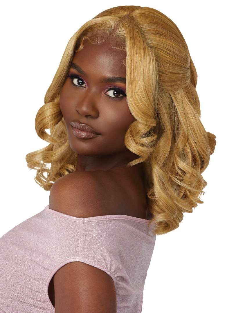 Outre Lace Front Wig - Perfect Hair Line 13X4 - Swoop Series - Swoop 6 (HONEYCOMB BLONDE)
