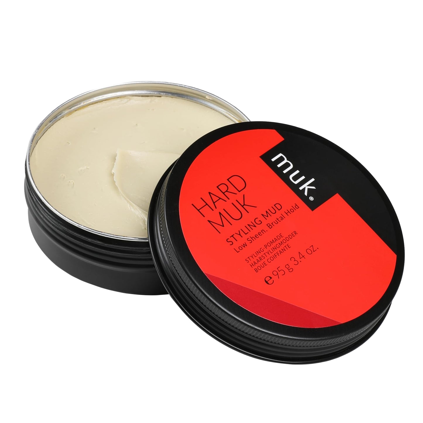 Muk Haircare Styling Mud - Hard Hold, Low Sheen Finish Hair Product for Men - 3.4oz Beauty & Personal Care MUK.
