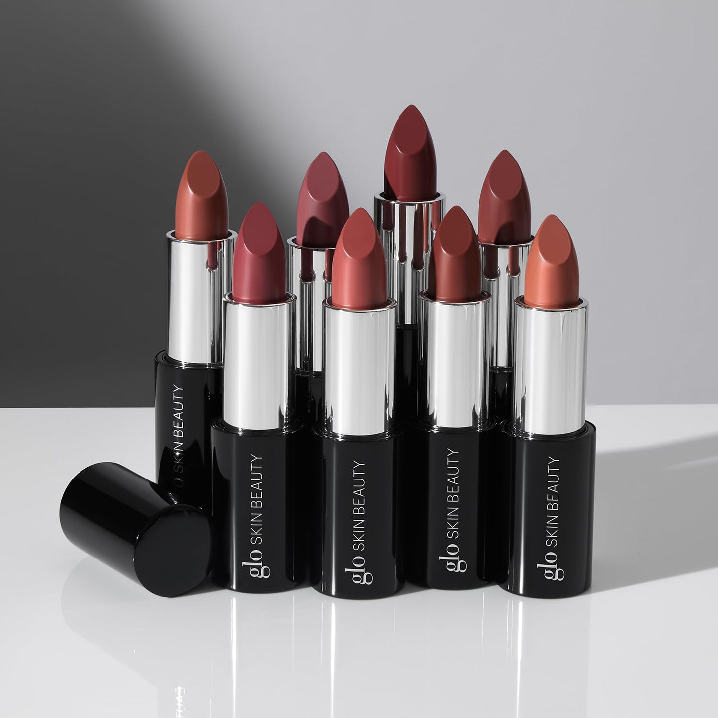Glo Skin Beauty Satin Lipstick (French Nude) | Nourishing Longwearing Lip Stick Packed with Skincare Benefits Beauty & Personal Care Glo Skin Beauty