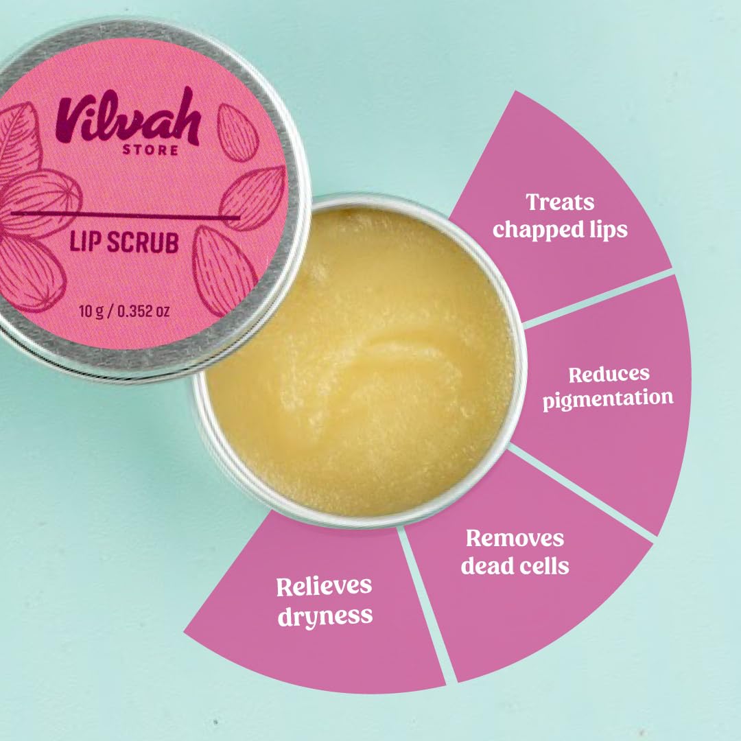 Vilvah Store Lip Scrub, 10g Beauty and Personal Care vilvah STORE