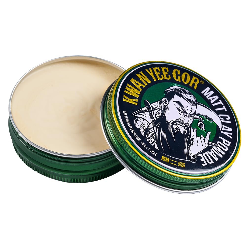 KWAN YEE GOR Strong Hold Matte Shine Hair Pomade 1.76oz for Men Styling Beauty & Personal Care KWAN YEE GOR