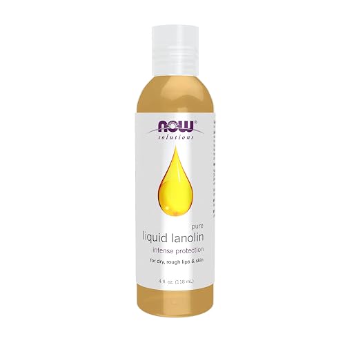 NOW Foods Solutions, Liquid Lanolin Pure, Intense Protection, Formulated for Dry Rough Lips and Skin, 4-Ounce Beauty & Personal Care NOW Foods