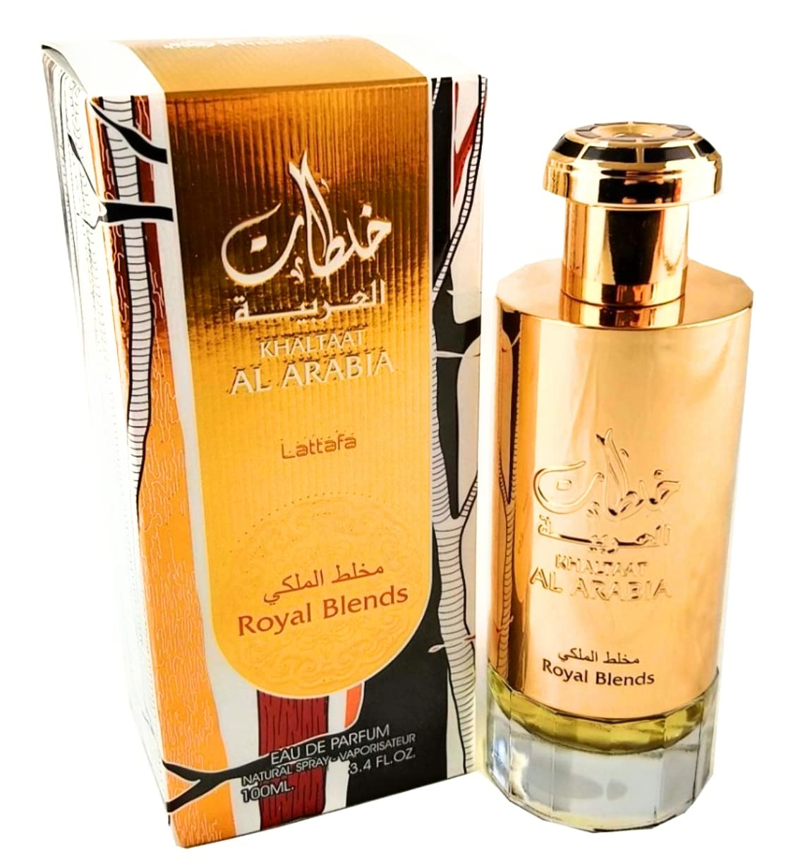Lattafa Prestige Khaltat Al Arabia for Unisex Eau de Parfum Spray, 3.4 Ounce Beauty & Personal Care Lattafa