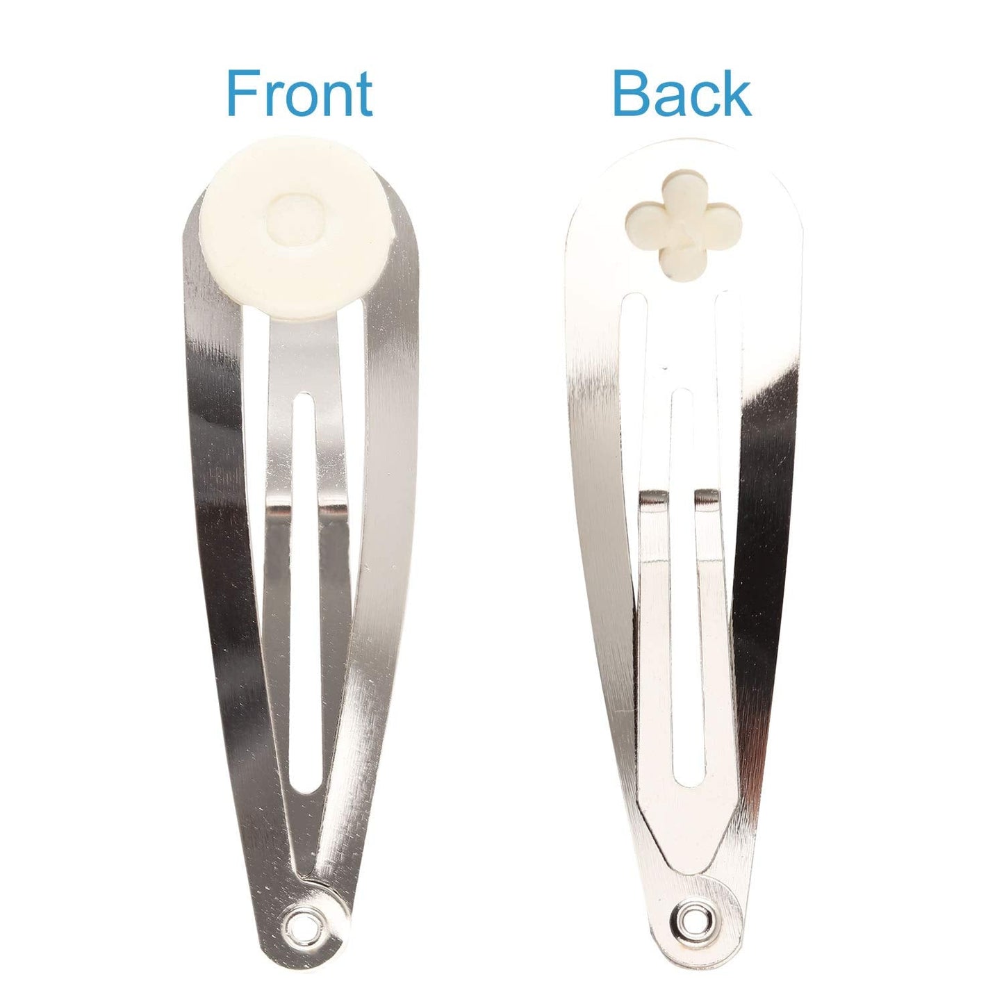 Lawie 50 Pack Bulk 2 Inch 5 CM Glue Pad Snap Metal Hair Clips Barrettes Hairpins Clips Hairgrips Craft DIY Accessories Beauty & Personal Care Lawie
