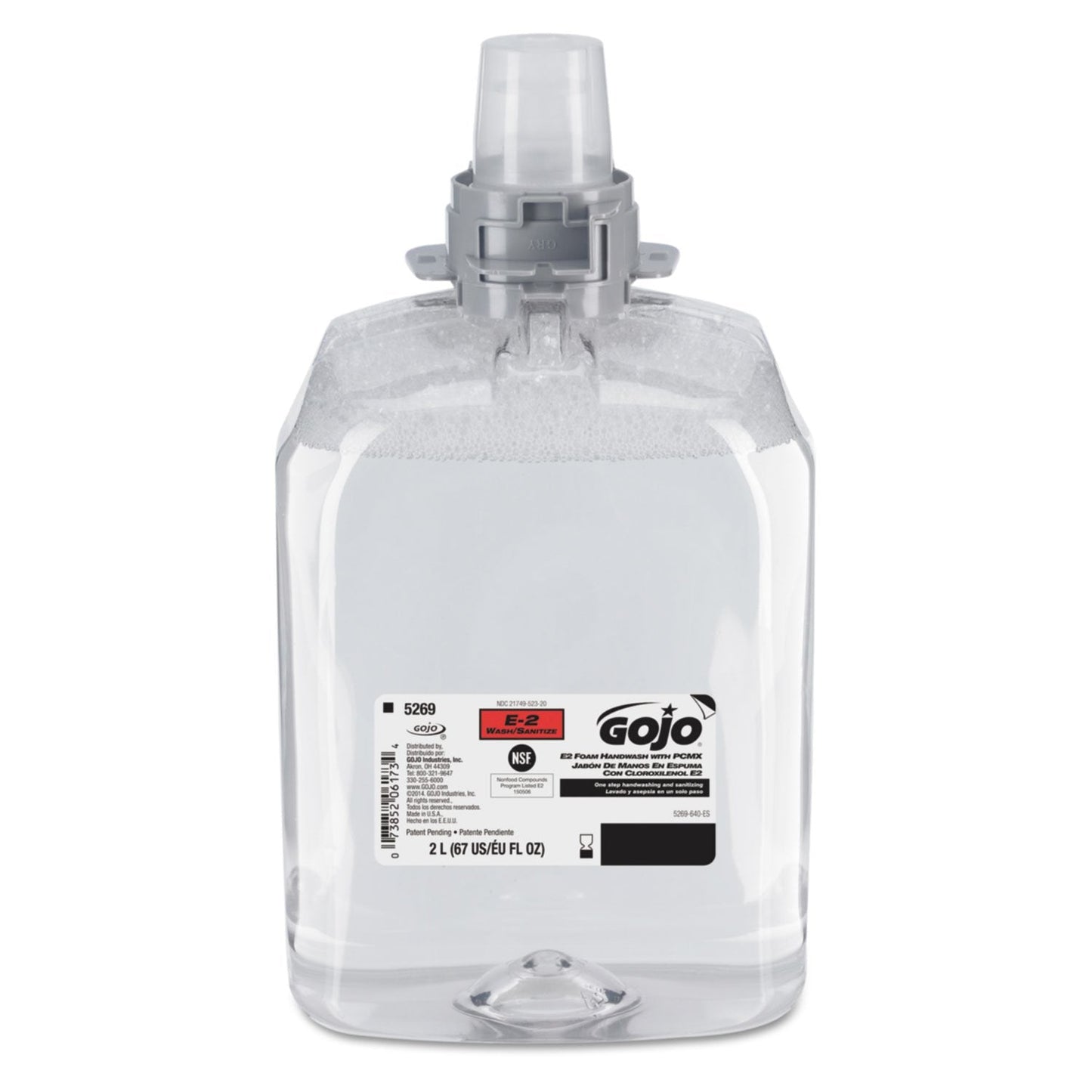 GOJO Hand Soap, Series FMX, 2,000 mL, Foam, Fragrance Free, 2 PK 5269-02 - 1 Each Beauty & Personal Care GOJO