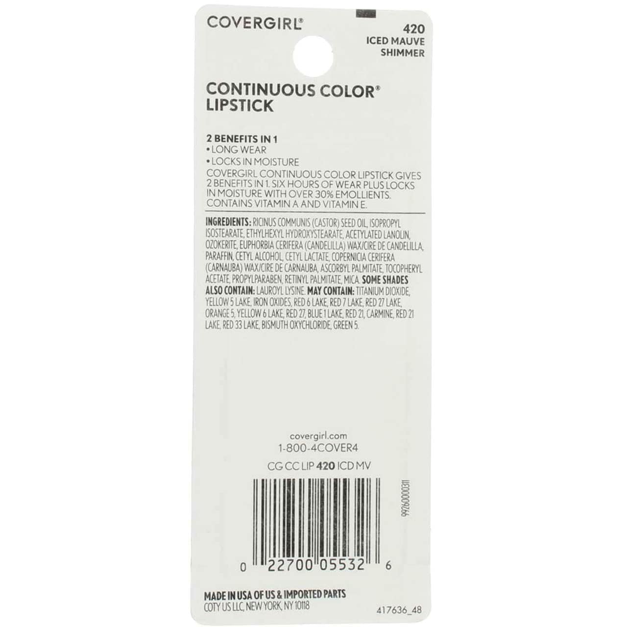Cover Girl 05532 420icdmv Cclp Shm Icd Mv Beauty & Personal Care COVERGIRL