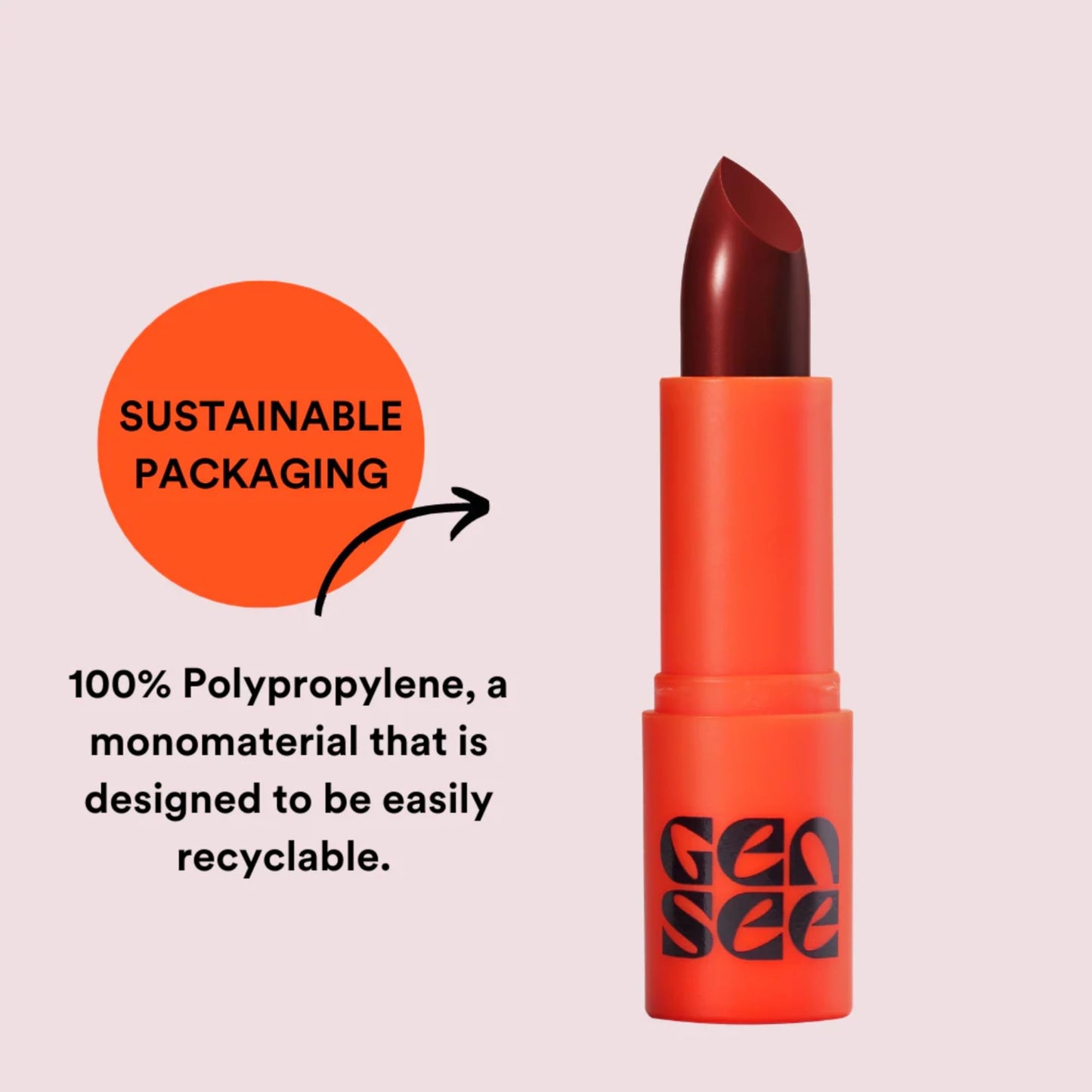 GEN SEE Pick Me Up Lip Matte Lipstick, Shi - Soft Matte Highly Pigmented Comfortable Long Wear Color, Vegan Cruelty-Free, Made in Italy Beauty & Personal Care GEN SEE