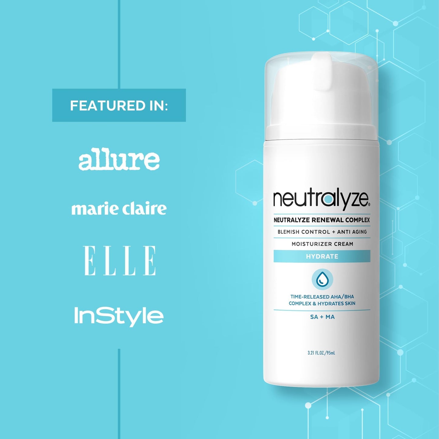 Neutralyze Acne Moisturizer for Face - Time-Release 2% Salicylic + 1% Mandelic Acid - Daily Lotion for Acne-Prone, Hormonal & Sensitive Skin Beauty & Personal Care Neutralyze